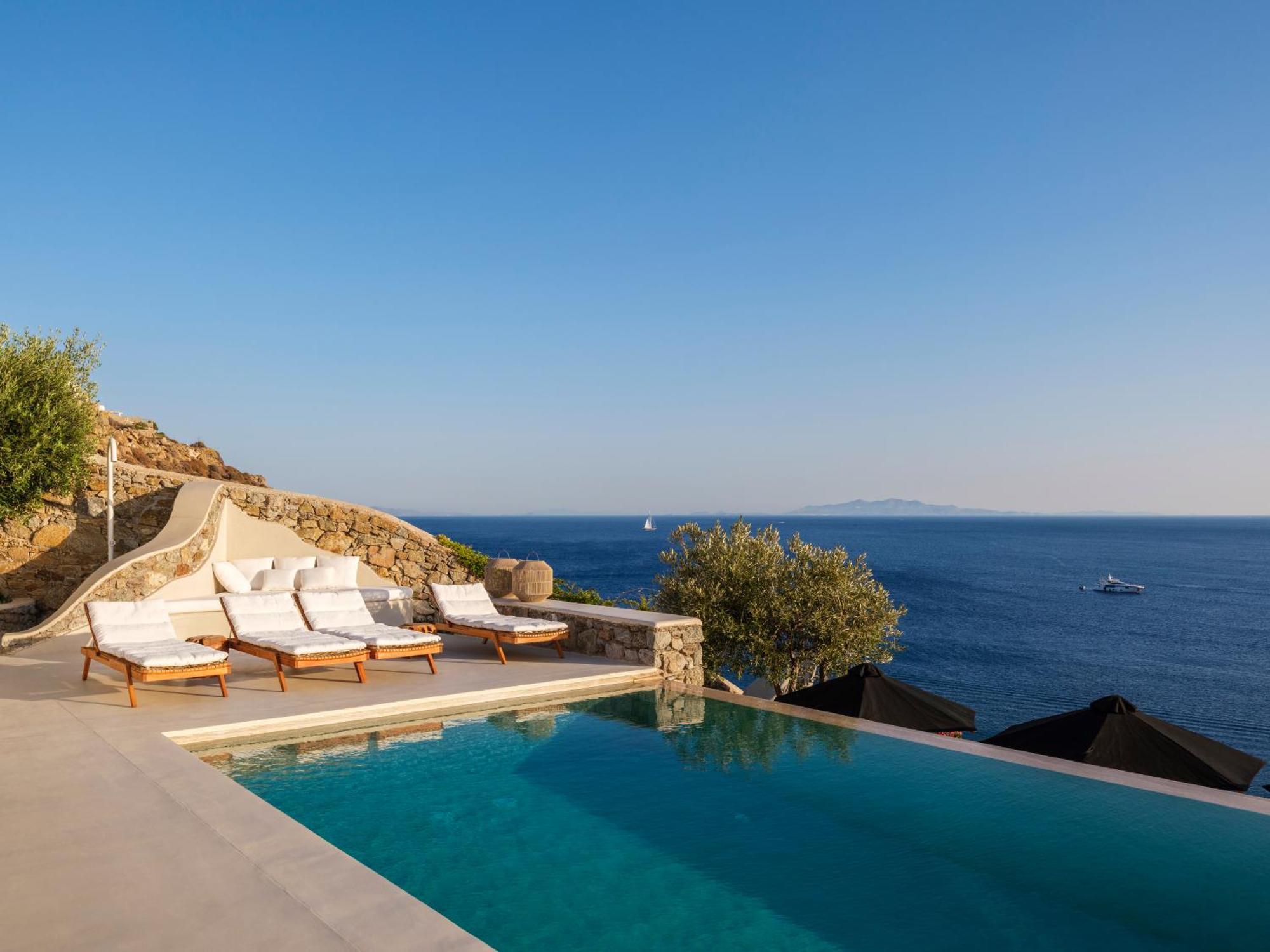 V&V Guest House - Luxury Suites Ornos  Exterior foto
